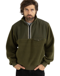 Pfeiffer Sherpa Fleece Jacket in Olive