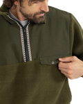 Pfeiffer Sherpa Fleece Jacket in Olive