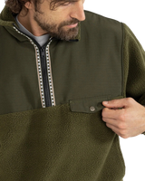 Pfeiffer Sherpa Fleece Jacket in Olive