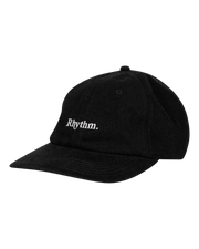 Essential Brushed Twill Cap in Black