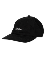 Essential Brushed Twill Cap in Black