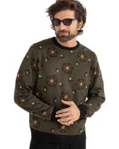 Doyle Knit Jumper in Olive