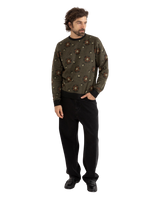 Doyle Knit Jumper in Olive