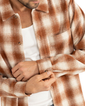 Bison Flannel Shirt in Tobacco