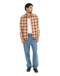 Bison Flannel Shirt in Tobacco
