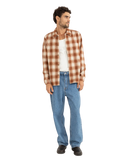 Bison Flannel Shirt in Tobacco