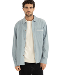 Corduroy Shirt in Mist