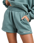 Logo Fleece Walkshorts in Sage