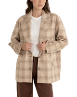 Arlo Long Jacket in Berry