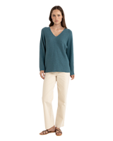 Adele Oversized Knit Jumper in Teal