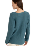 The Rhythm Womens Adele Oversized Knit Jumper in Teal