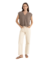Quinn Knit Top in Oatmeal