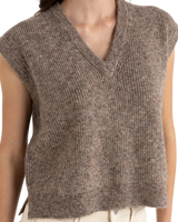 Quinn Knit Top in Oatmeal