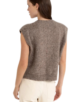 The Rhythm Womens Quinn Knit Top in Oatmeal