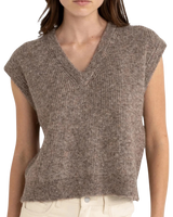 The Rhythm Womens Quinn Knit Top in Oatmeal