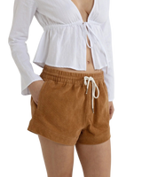 Cord Sundown Everyday Walkshorts in Brown