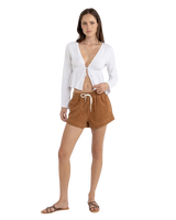 Cord Sundown Everyday Walkshorts in Brown