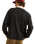 The Rhythm Mens Koa Vintage Rugby Long Sleeve Polo Shirt in Black