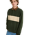The Rhythm Mens Awake Polar Fleece Polo Shirt in Forest