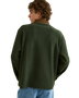 The Rhythm Mens Awake Polar Fleece Polo Shirt in Forest