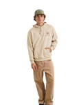 The Rhythm Mens Cactus Fleece Hoodie in Moonrock