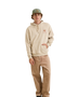 The Rhythm Mens Cactus Fleece Hoodie in Moonrock