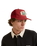 The Rhythm Mens Cactus Trucker Cap in Red