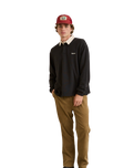 The Rhythm Mens Cactus Trucker Cap in Red