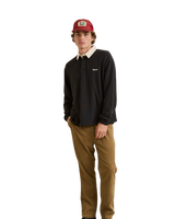 The Rhythm Mens Cactus Trucker Cap in Red