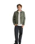 The Rhythm Mens Garage Jacket in Sage