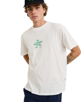 The Rhythm Mens Drifter T-Shirt in Vintage White