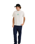 The Rhythm Mens Drifter T-Shirt in Vintage White