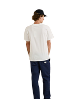 The Rhythm Mens Drifter T-Shirt in Vintage White