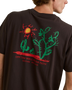 The Rhythm Mens Cactus T-Shirt in Vintage Black