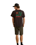 The Rhythm Mens Cactus T-Shirt in Vintage Black