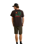 The Rhythm Mens Cactus T-Shirt in Vintage Black