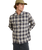 The Rhythm Mens Polar Bond Flannel Shirt in Smoke