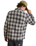 The Rhythm Mens Polar Bond Flannel Shirt in Smoke