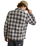 The Rhythm Mens Polar Bond Flannel Shirt in Smoke