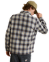 The Rhythm Mens Polar Bond Flannel Shirt in Smoke