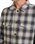 The Rhythm Mens Polar Bond Flannel Shirt in Smoke
