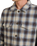 The Rhythm Mens Polar Bond Flannel Shirt in Smoke