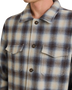 The Rhythm Mens Polar Bond Flannel Shirt in Smoke