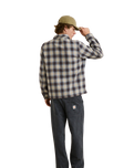 The Rhythm Mens Polar Bond Flannel Shirt in Smoke