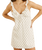 The Rhythm Womens Sandy Ruffle Mini Dress in Cream