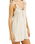 The Rhythm Womens Sandy Ruffle Mini Dress in Cream
