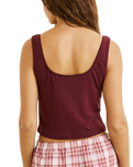The Rhythm Womens Juliet Vest in Plum