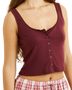 The Rhythm Womens Juliet Vest in Plum