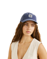The Rhythm Womens Bayside Cap in Washed Dark Blue
