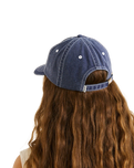 The Rhythm Womens Bayside Cap in Washed Dark Blue